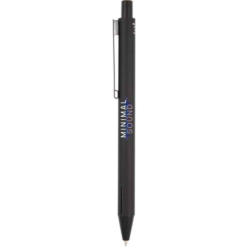 Custom Halo Soft Touch Recycled Aluminum Gel Pen