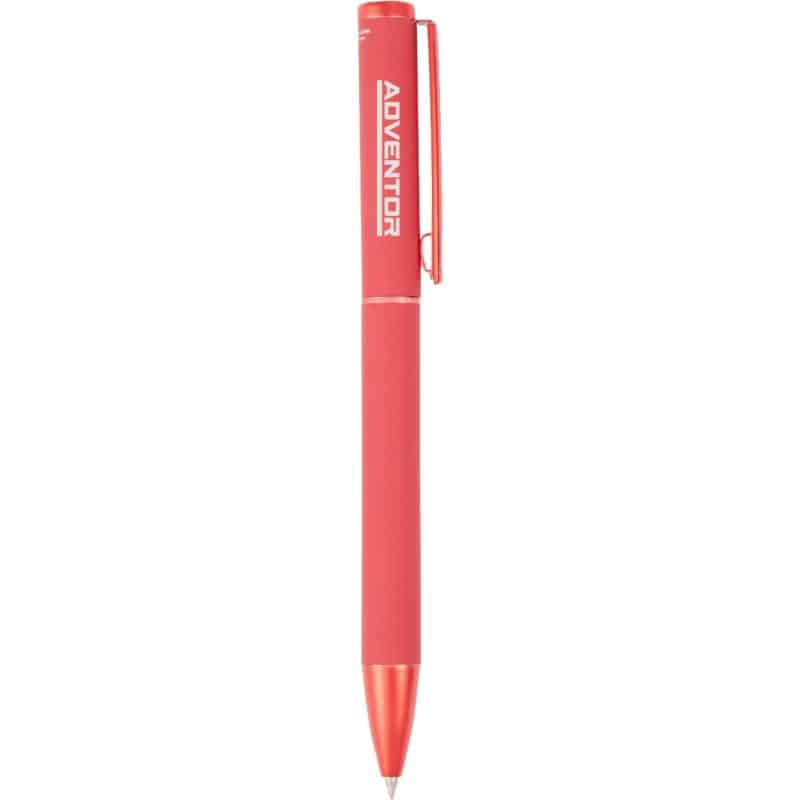Custom Harper Soft Touch Recycled Aluminum Gel Pen - 9