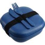Custom Wheat Straw Food Storage with Utensils - 9