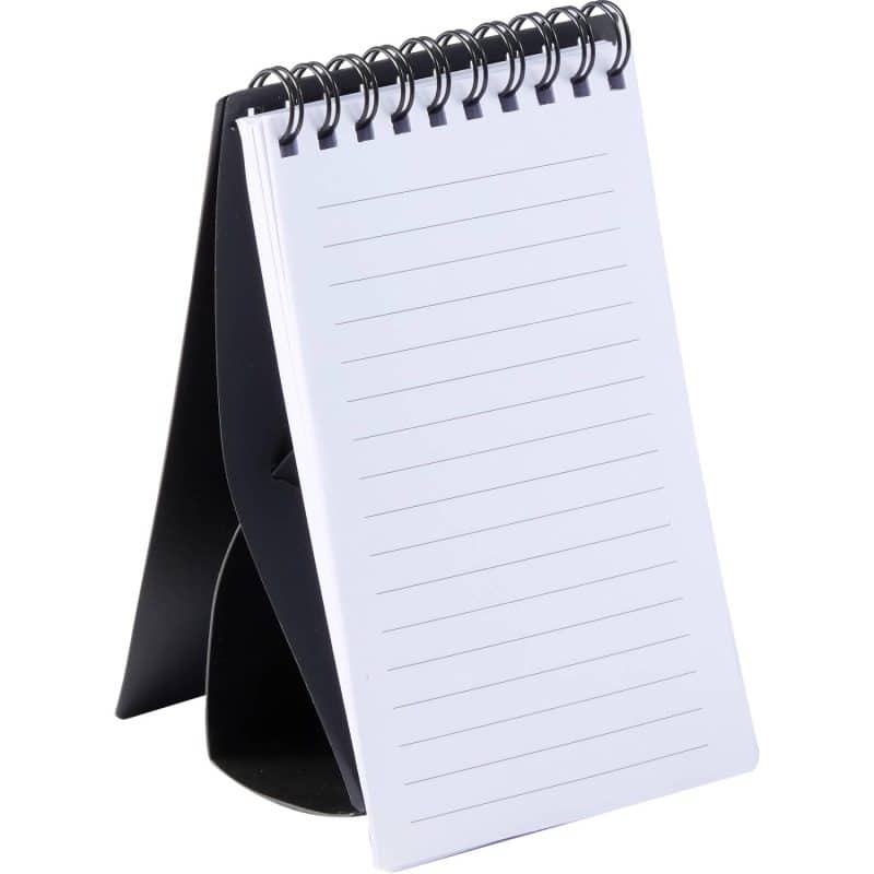 Custom 3'' x 5'' Recycled Stand Up Pocket Jotter - 6