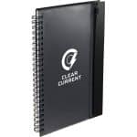 Custom 5.5'' x 8.5'' Spiral Notebook with Clear Pocket - 2