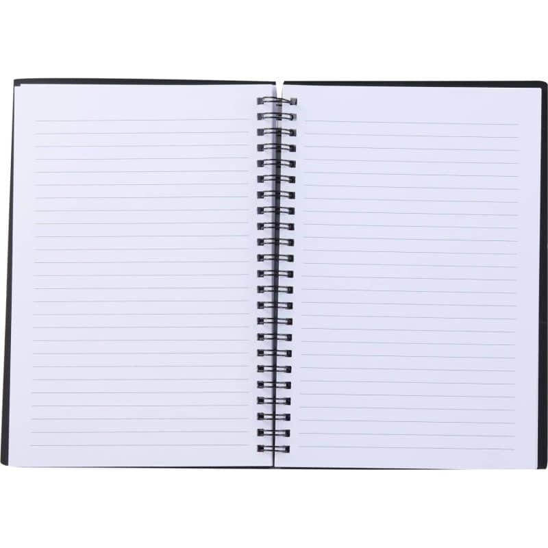 Custom 5.5'' x 8.5'' Spiral Notebook with Clear Pocket - 4