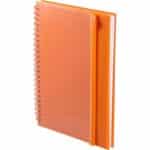 Custom 5.5'' x 8.5'' Spiral Notebook with Clear Pocket - 6