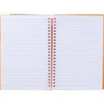 Custom 5.5'' x 8.5'' Spiral Notebook with Clear Pocket - 8