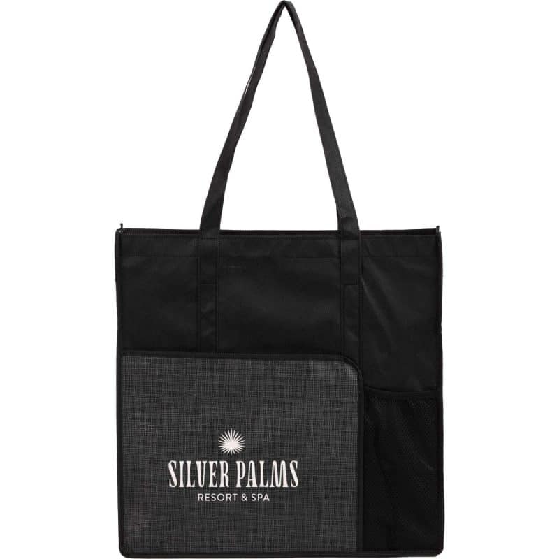 Custom Radius Recycled Non-Woven Tote