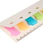 Custom Recycled Milk Carton Sticky Notes & Ruler Pad - 4