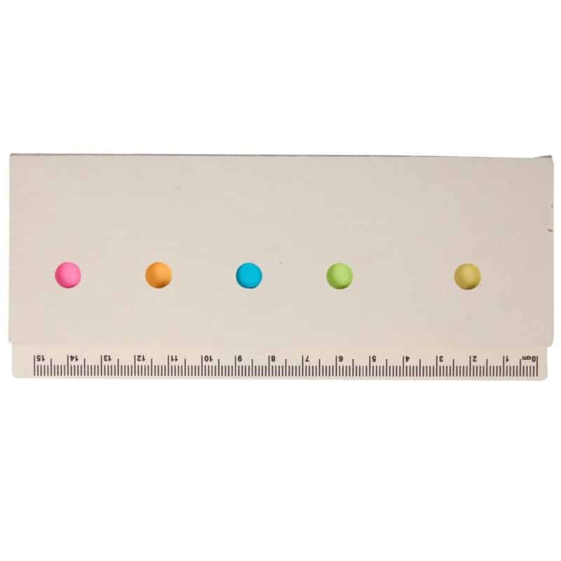 Custom Recycled Milk Carton Sticky Notes & Ruler Pad - 6