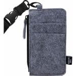 Custom THE GOODS™ Recycled Felt Lanyard Wallet - 8