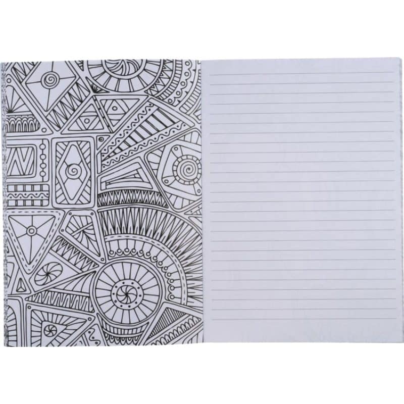Custom 5.5'' x 8.5'' FSC® Mix Doodle Coloring Book - 4
