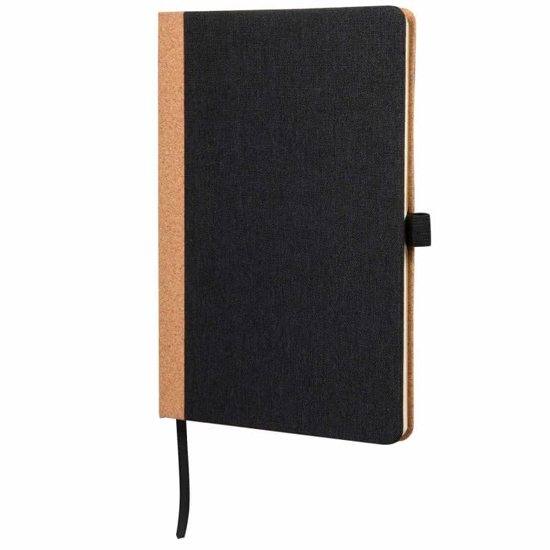 Custom 5.5'' x 8.5'' Recycled PET and Cork Bound Journal - 3