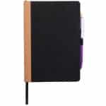 Custom 5.5'' x 8.5'' Recycled PET and Cork Bound Journal - 5