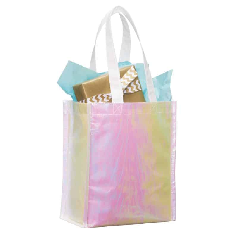 Custom Iridescent Non-Woven Gift Tote - 7