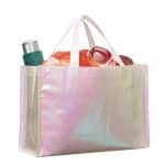 Custom Iridescent Non-Woven Shopper Tote - 6