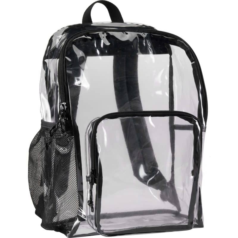 Custom Lucent Deluxe Clear PVC Backpack - 2