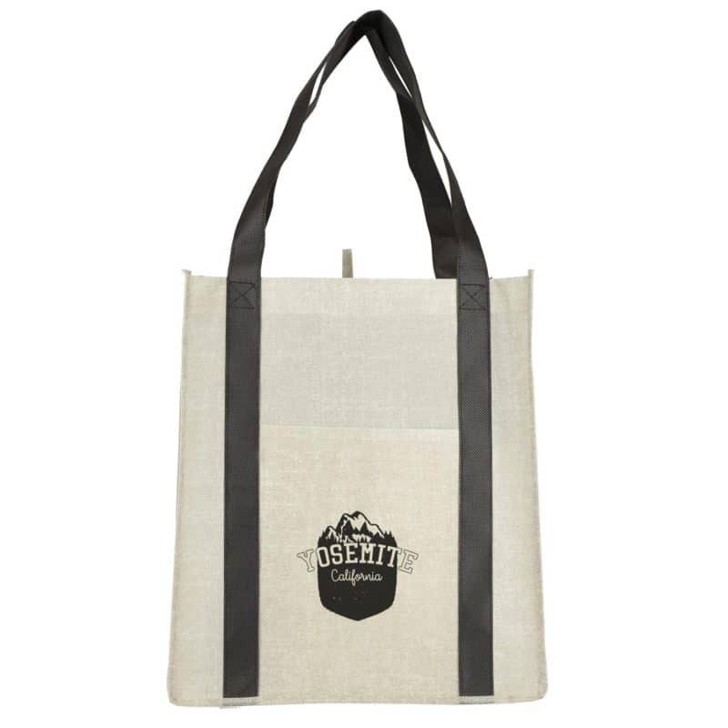 Custom Neptune Recycled Non-Woven Grocery Tote