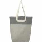 Custom Recycled Cotton U-Handle Book Tote - 1
