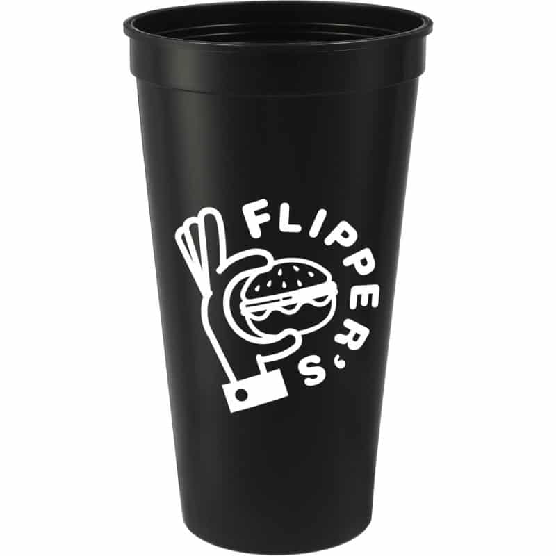 Custom Solid 24oz Recycled Stadium Cup - 3