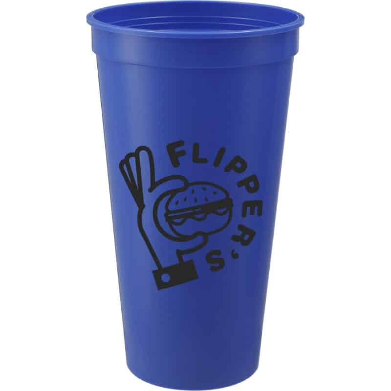 Custom Solid 24oz Recycled Stadium Cup - 6