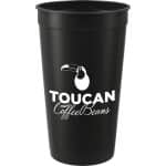 Custom Solid 32oz Recycled Stadium Cup - 2