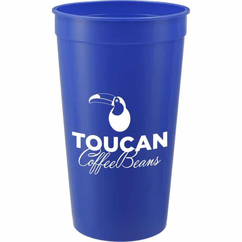 Custom Solid 32oz Recycled Stadium Cup - 5