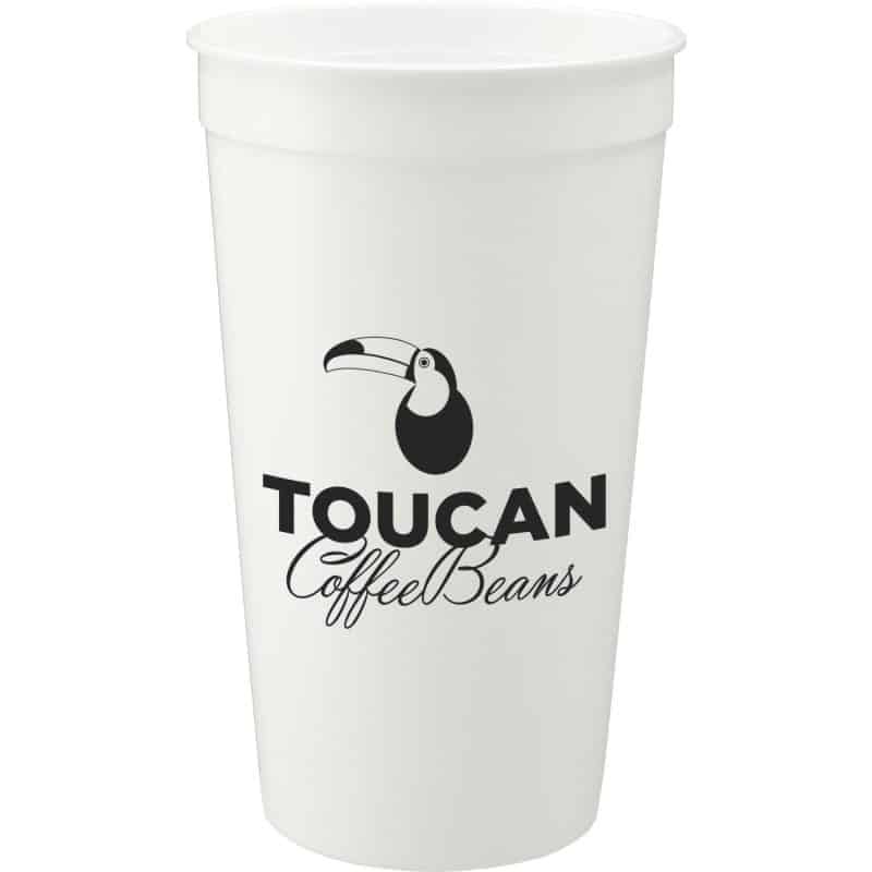 Custom Solid 32oz Recycled Stadium Cup - 8