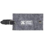 Custom THE GOODS™ Recycled Felt Luggage Tag - 2