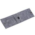 Custom THE GOODS™ Recycled Felt Luggage Tag - 3