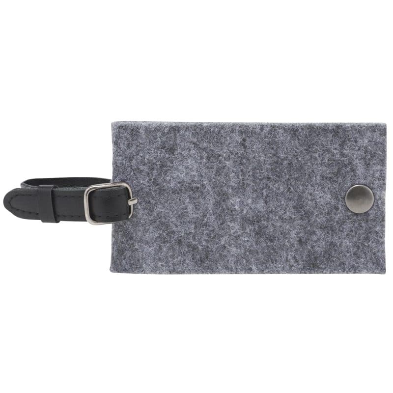 Custom THE GOODS™ Recycled Felt Luggage Tag - 5