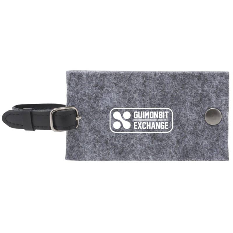 Custom THE GOODS™ Recycled Felt Luggage Tag