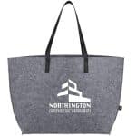 Custom THE GOODS™ Recycled Felt Shoulder Tote - 2