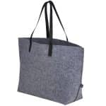 Custom THE GOODS™ Recycled Felt Shoulder Tote - 3