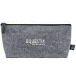 Custom THE GOODS™ Recycled Felt Zippered Pouch