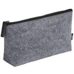 Custom THE GOODS™ Recycled Felt Zippered Pouch - 3