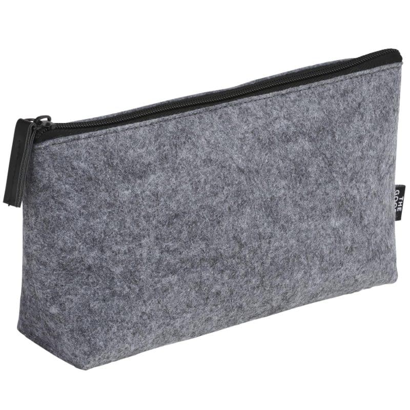 Custom THE GOODS™ Recycled Felt Zippered Pouch - 3