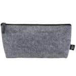 Custom THE GOODS™ Recycled Felt Zippered Pouch - 5
