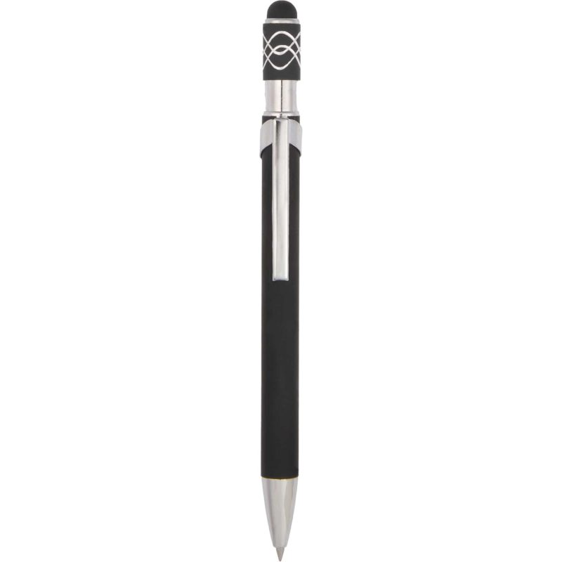 Custom Simple Fidget Recycled Stylus Gel Pen - 2
