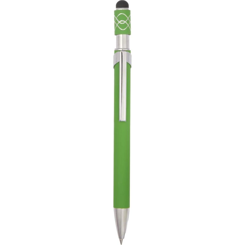 Custom Simple Fidget Recycled Stylus Gel Pen - 8