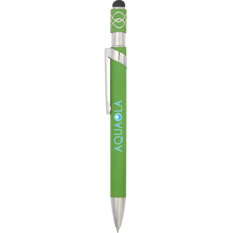 Custom Simple Fidget Recycled Stylus Gel Pen - 9
