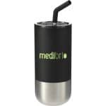 Custom Lagom Insulated 16oz Stainless Steel Tumbler with Straw - 2