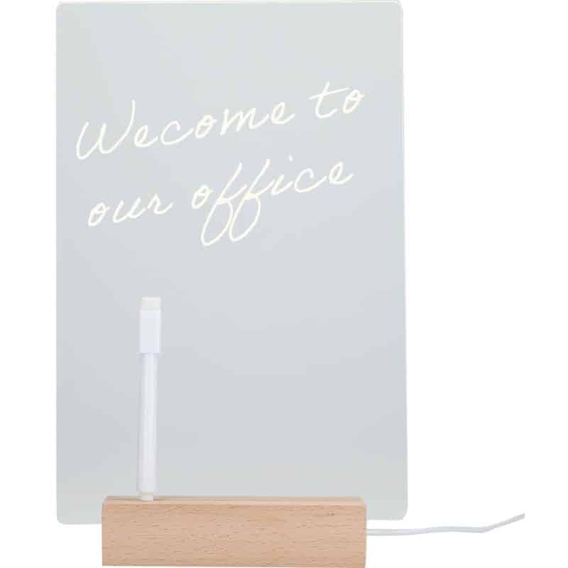 Custom Note Brite Light-Up Acrylic Dry Erase Board - 4