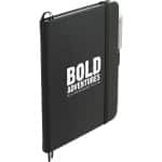 Custom 5'' x 7'' Bulleting Bound Notebook w Pen - 2