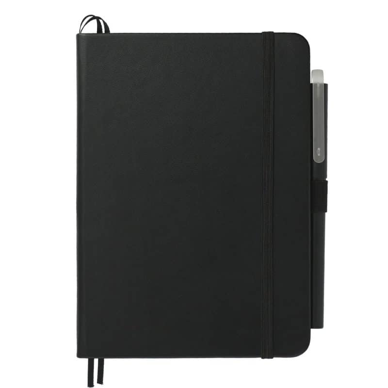 Custom 5'' x 7'' Bulleting Bound Notebook w Pen - 6