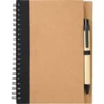 Custom 5'' x 7'' FSC® Mix Eco-Friendly Spiral Notebook with Pen - 1