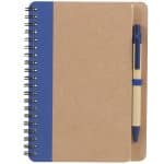 Custom 5'' x 7'' FSC® Mix Eco-Friendly Spiral Notebook with Pen - 7