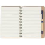 Custom 5'' x 7'' FSC® Mix Eco-Friendly Spiral Notebook with Pen - 8