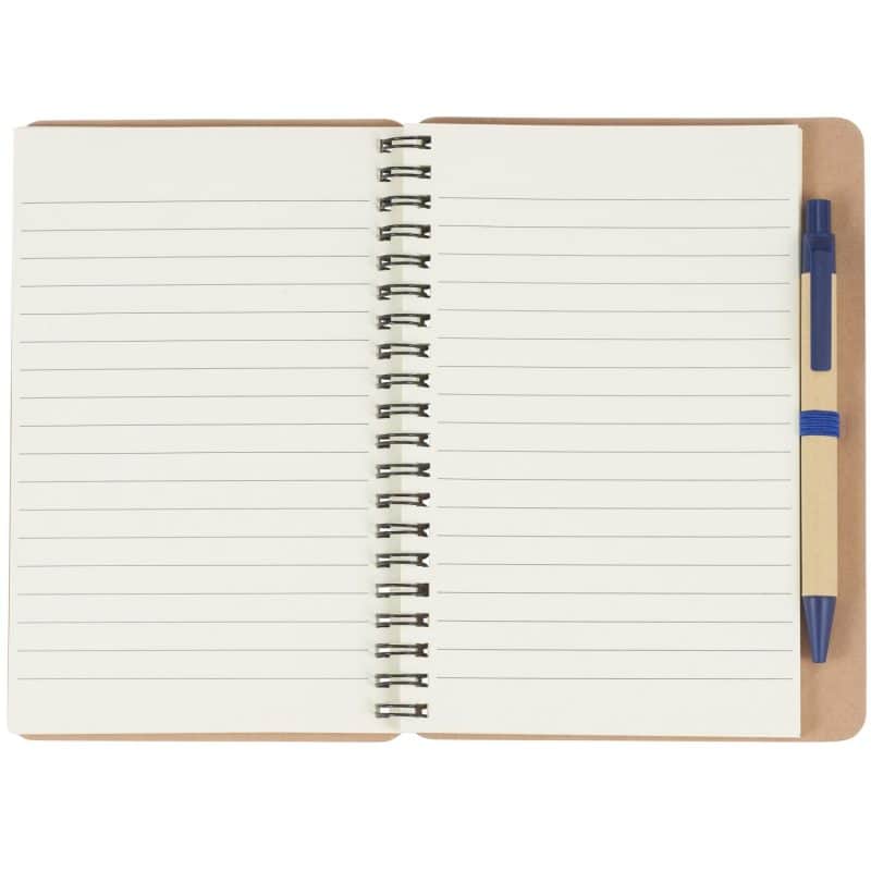 Custom 5'' x 7'' FSC® Mix Eco-Friendly Spiral Notebook with Pen - 8
