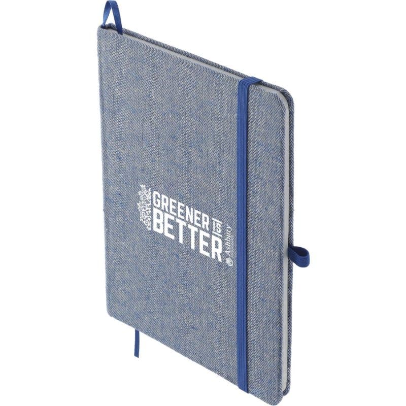 Custom 5'' x 7'' FSC® Recycled Cotton Bound Notebook - 2