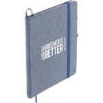 Custom 5'' x 7'' FSC® Recycled Cotton Bound Notebook - 3
