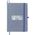 Custom 5'' x 7'' FSC® Recycled Cotton Bound Notebook - 4