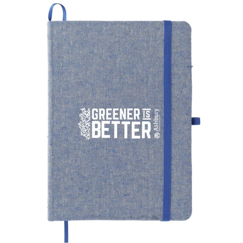 Custom 5'' x 7'' FSC® Recycled Cotton Bound Notebook - 4